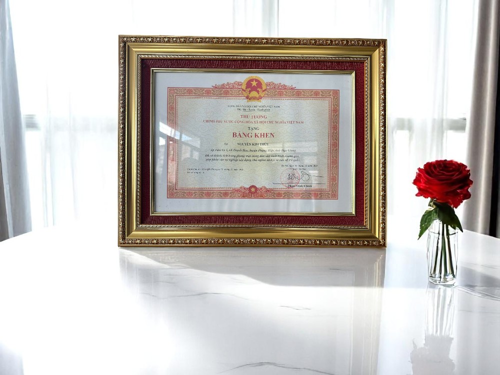 Bằng Khen Thủ Tướng " Phạm Minh Chính" Khen Tặng năm 2023